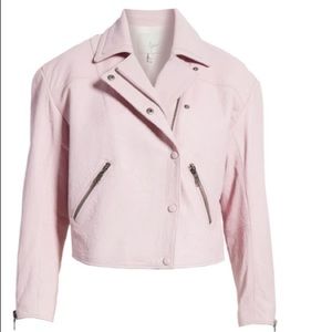 Joie Akirako Leather Moro Jacket